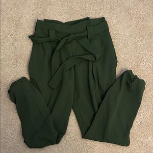 Nasty Gal Green Cargo Pants with Pockets